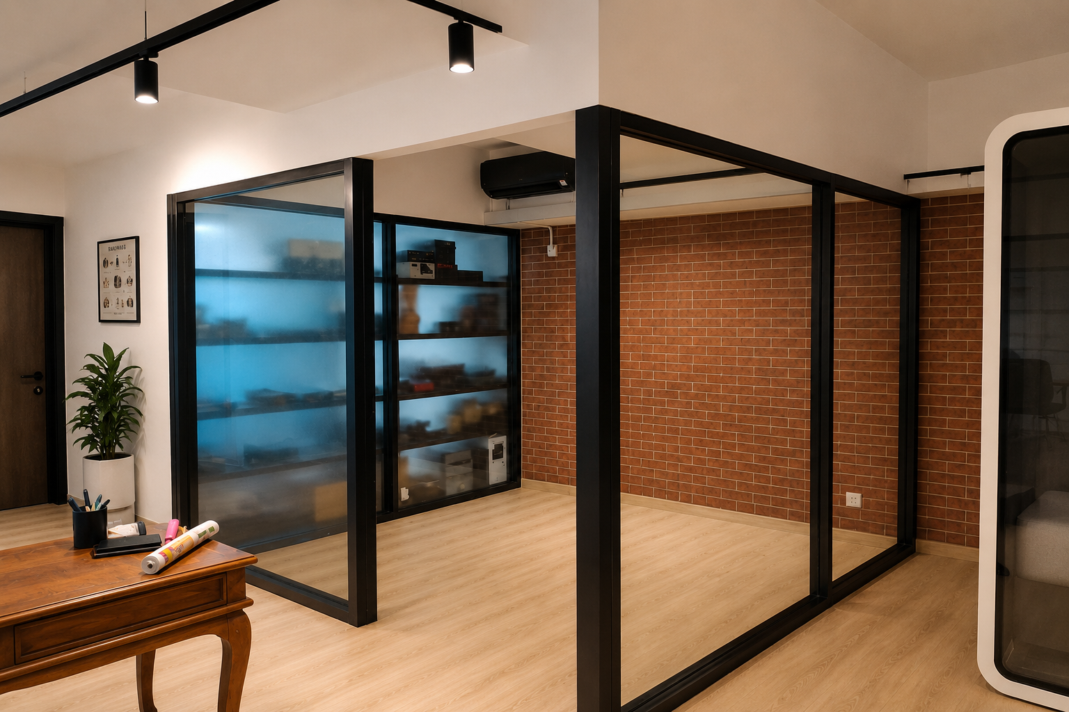 Completed ceiling and partition projects by Hypro Renovation