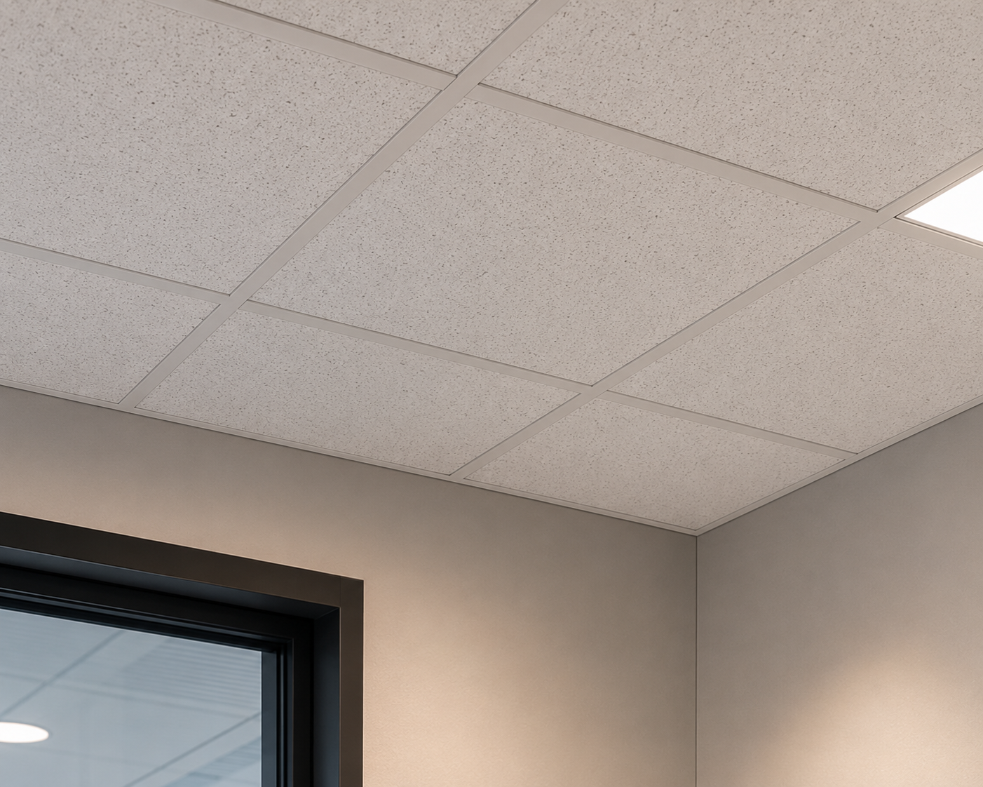 Suspended ceiling 2x4 grid system