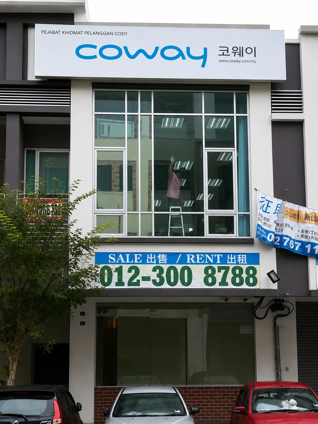 Coway service centre shoplot by Hypro Renovation