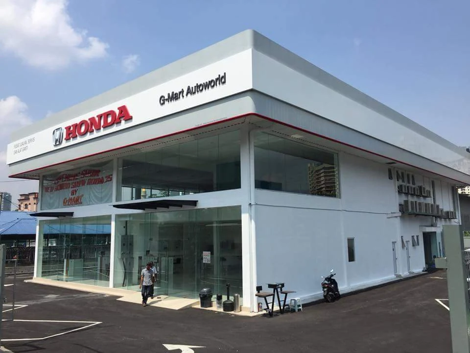 Honda G-Mart Autoworld car showroom by Hypro Renovation
