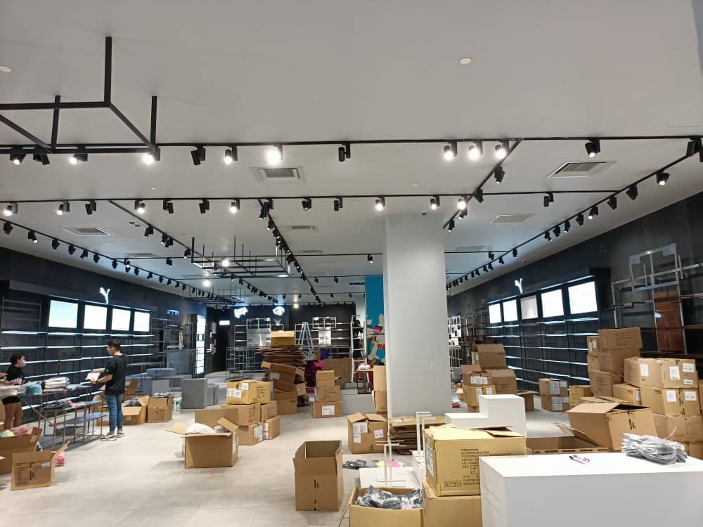 Puma store retail fit-out at Pavilion KL by Hypro Renovation