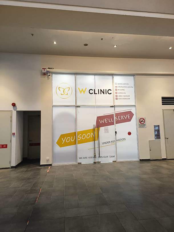 W Clinic renovation project by Hypro Renovation